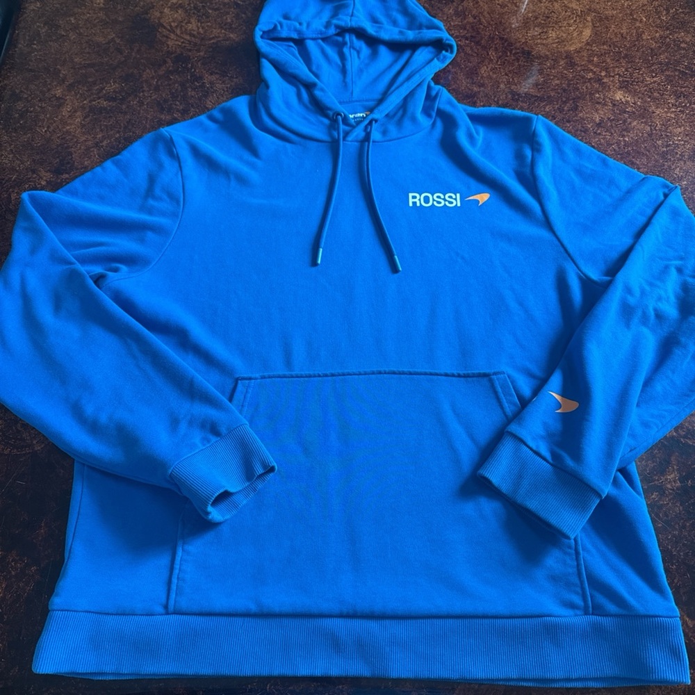McLaren ROSSI Men's Bright Blue Pullover Hoodie